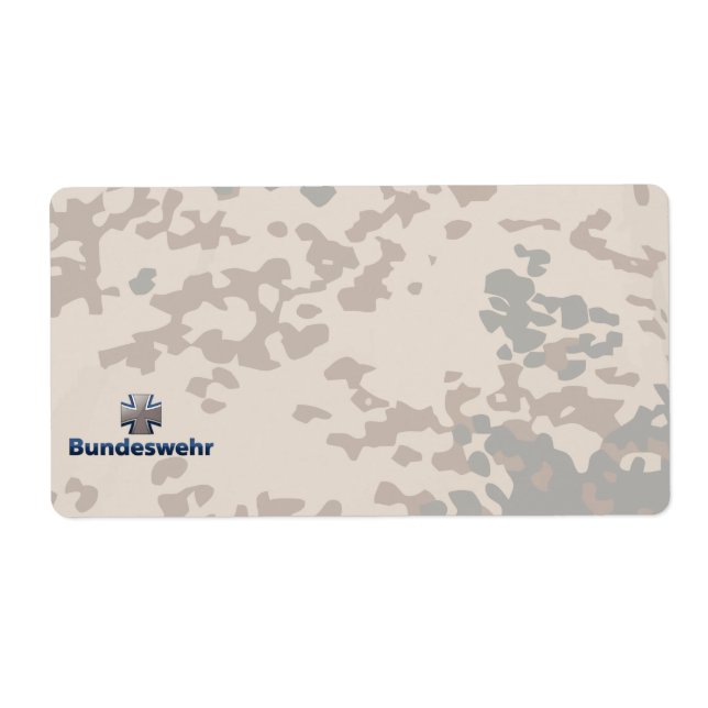 Bundeswehr Emblem Label (Front)