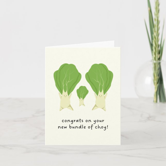 Bundle of Choy Baby Card (Front)