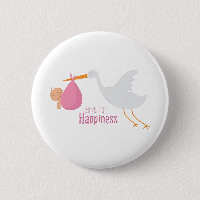 Bundle Of Happiness Button (Front)