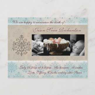 Bundle of Joy Announcement Postcard