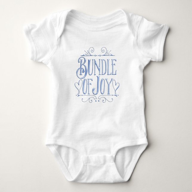 Bundle of Joy Baby Boy Baby Bodysuit (Front)