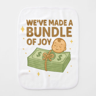Bundle of Joy Baby Burp Cloth