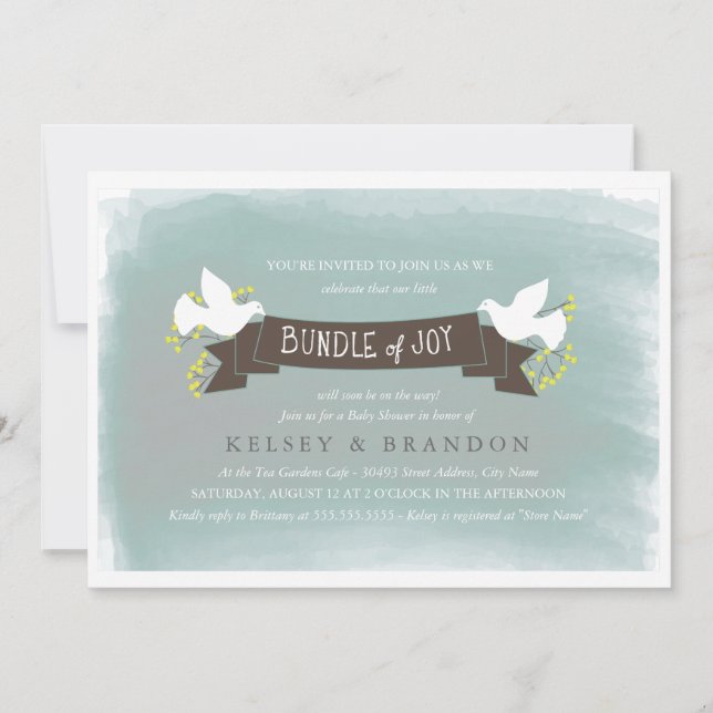 Bundle of Joy Baby Shower Invitation (Front)