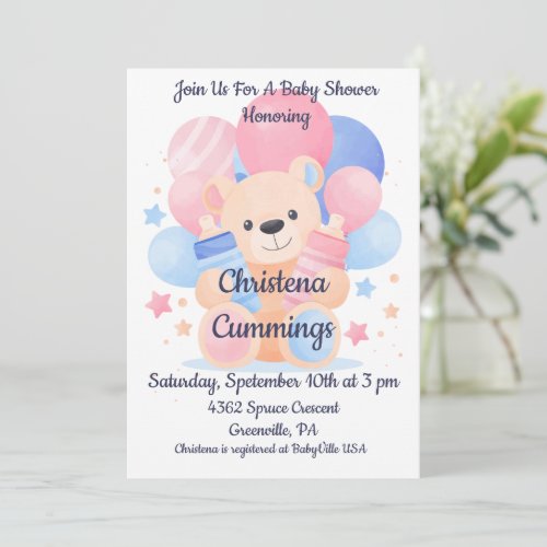 Bundle of Joy Baby Shower Invitation