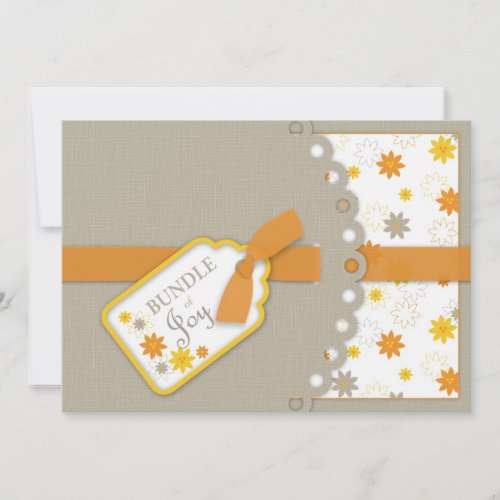 Bundle of Joy Baby Shower Invitation Card