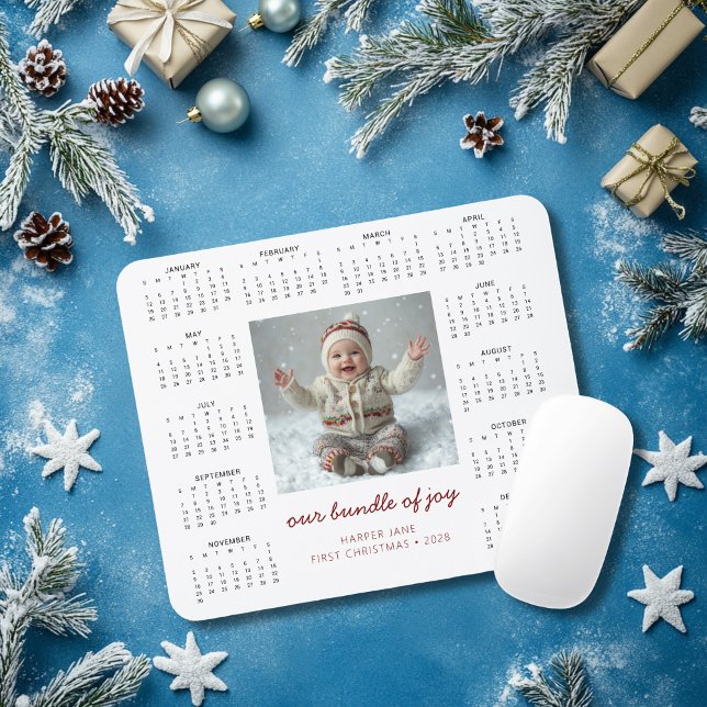 Bundle of Joy Calendar Mouse Pad (Creator Uploaded)