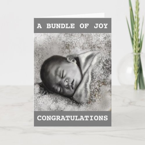 Bundle Of Joy Congratulations Gender Neutral Baby Card