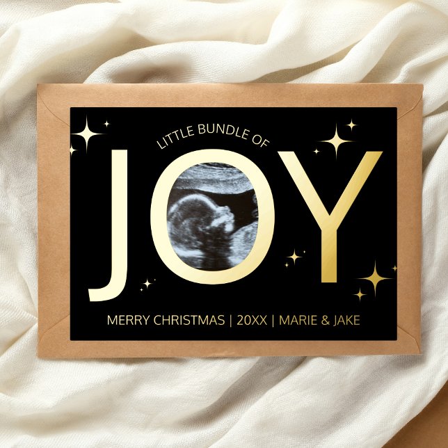 Bundle of JOY Pregnancy Announcement Christmas (Little bundle of joy)