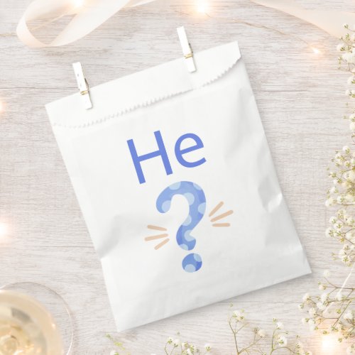 Bundle of Joy Reveal Party Blue He Favor Bag