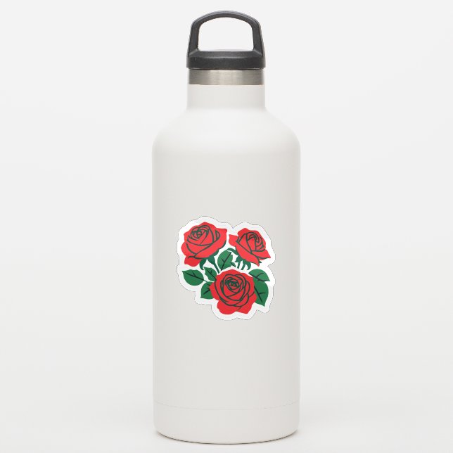 Bundle of Roses Sticker (Waterbottle)