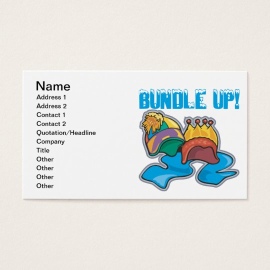 Bundle Up Business Card