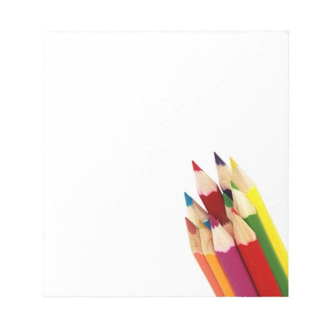 Bundled Colored Pencils Notepad (Front)