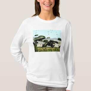 Bundles of food and water are air delivered T-Shirt