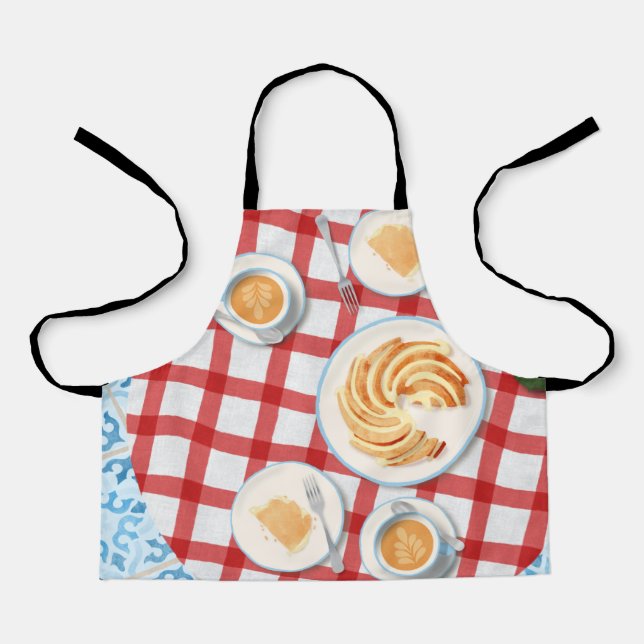 Bundt Cake and Coffee for Two Apron (Front)