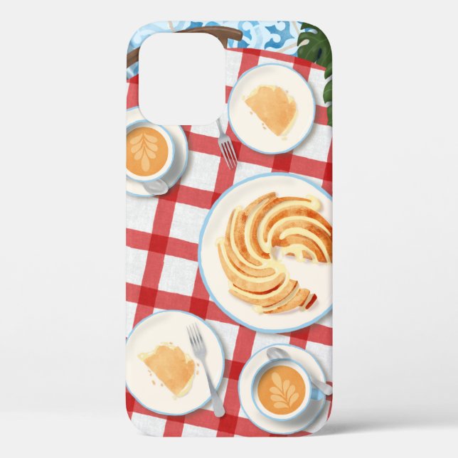 Bundt Cake and Coffee for Two Case-Mate iPhone Case (Back)