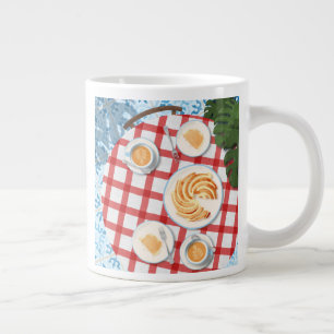 Bundt Cake and Coffee for Two Giant Coffee Mug