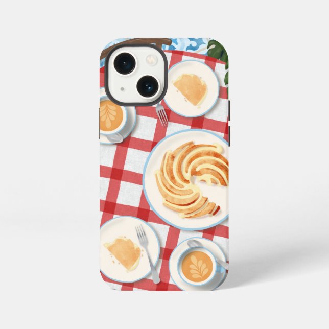 Bundt Cake and Coffee for Two Iphone Case (Back)