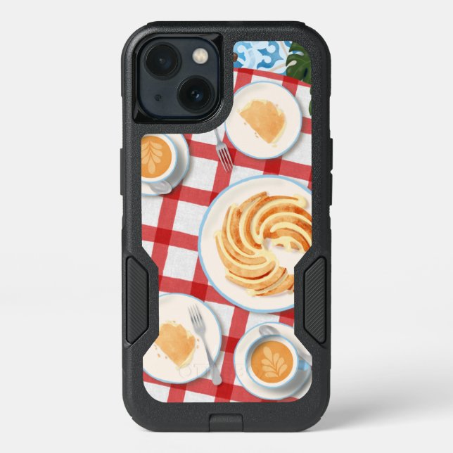 Bundt Cake and Coffee for Two Otterbox iPhone Case (Back)