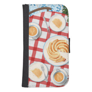 Bundt Cake and Coffee for Two Galaxy S4 Wallet Case