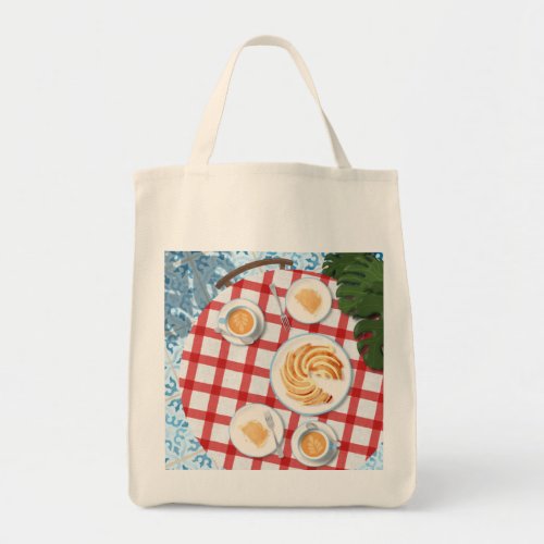 Bundt Cake and Coffee for Two Tote Bag