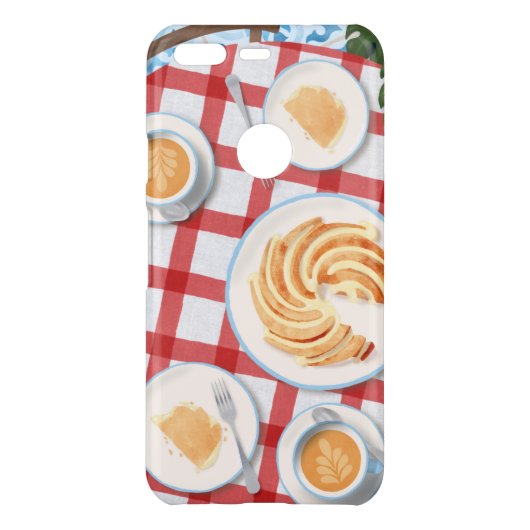 Bundt Cake and Coffee for Two Uncommon Google Pixel Case (Back)