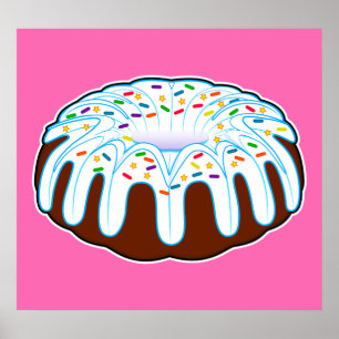 Bundt Cake Celebration Poster
