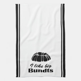 Bundt Cake Humor Kitchen Towel