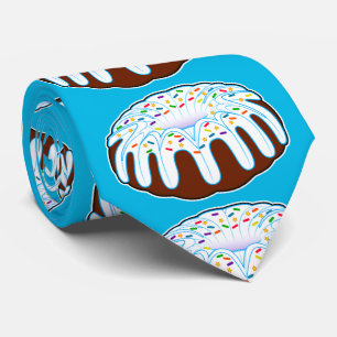 Bundt Cake with Sprinkles Tie