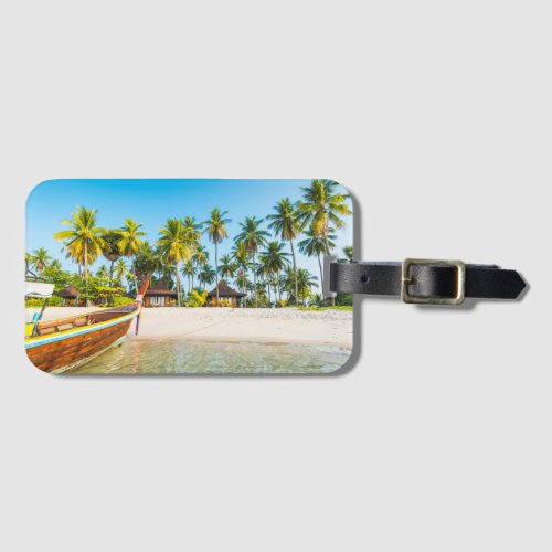 Bungalows on the Beach  Ko Mook Thailand Luggage Tag