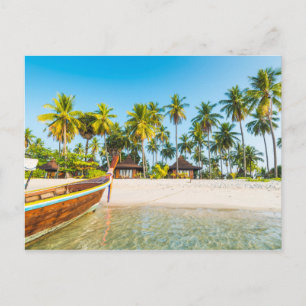 Bungalows on the Beach Ko Mook, Thailand Postcard