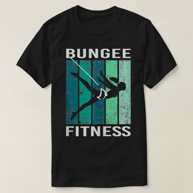 Bungee Fitness Training Fly Sling Workout Equipmen T-Shirt (Design Front)