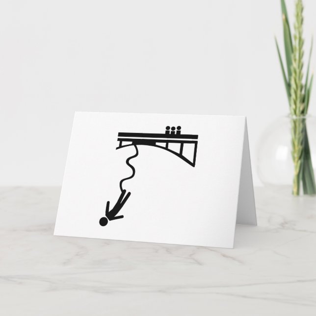 Bungee jumping card (Front)