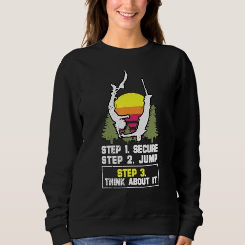 Bungee Jumping Free Fall Harness Jumping Rubber Co Sweatshirt