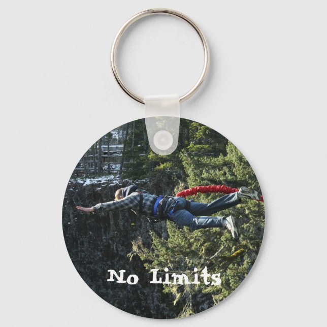 Bungee Jumping No Limits Keychain (Front)