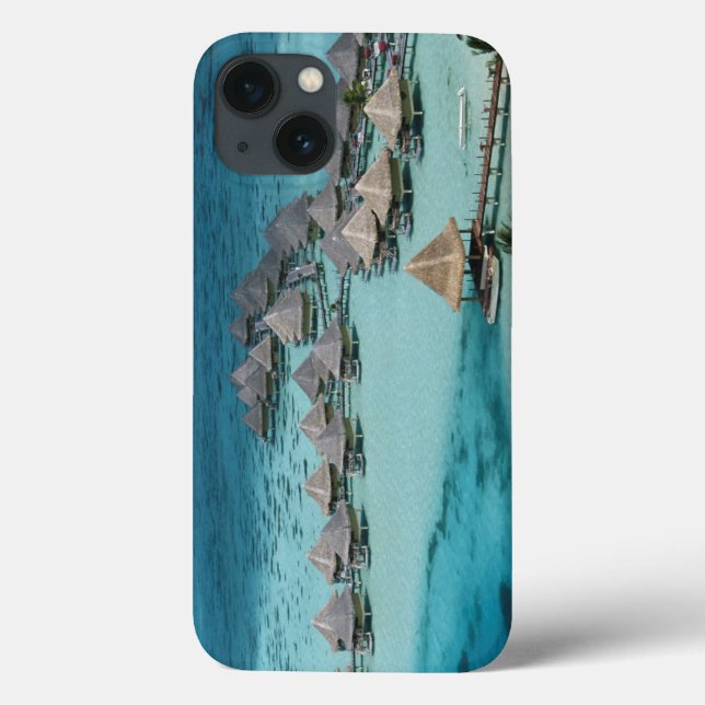 Bunglows of Beachcomber Hotel Case-Mate iPhone Case (Back)