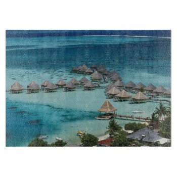 Bunglows Of Beachcomber Hotel Cutting Board by tothebeach at Zazzle