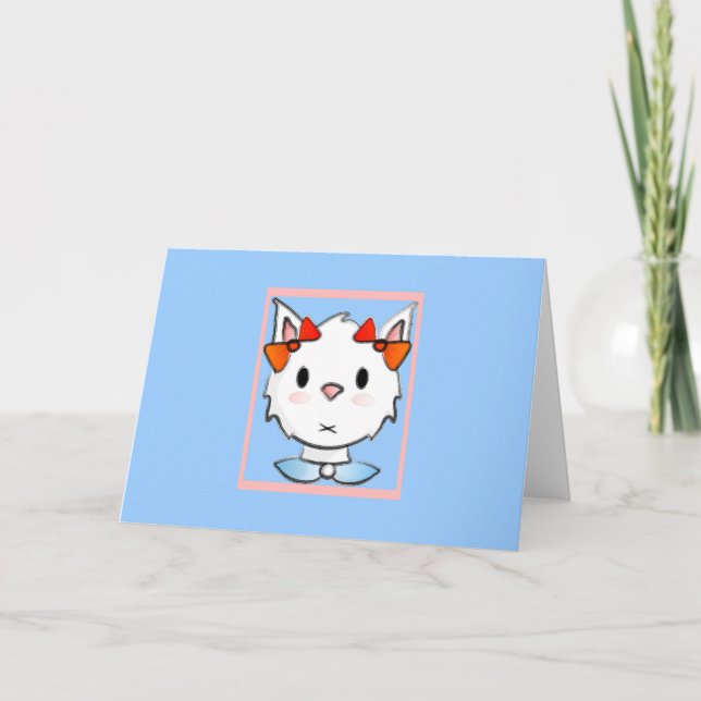 Bunita Bunny's Easter Photo Card (Front)