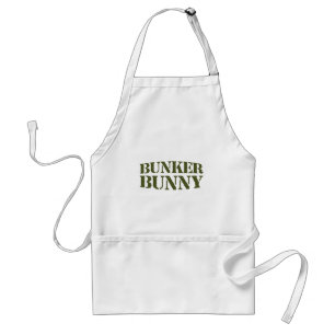 BUNKER BUNNY ADULT APRON