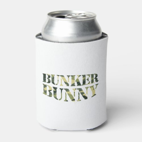BUNKER BUNNY CAMO  CAMOUFLAGE CAN COOLER