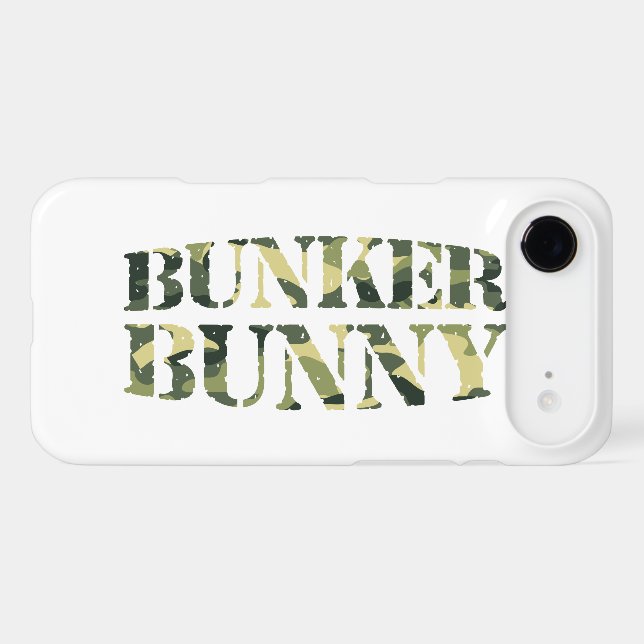 BUNKER BUNNY CAMO / CAMOUFLAGE Case-Mate iPhone CASE (Back (Horizontal))