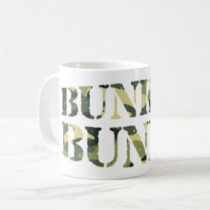 BUNKER BUNNY CAMO / CAMOUFLAGE COFFEE MUG