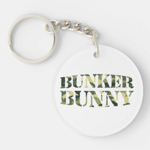 BUNKER BUNNY CAMO / CAMOUFLAGE KEYCHAIN