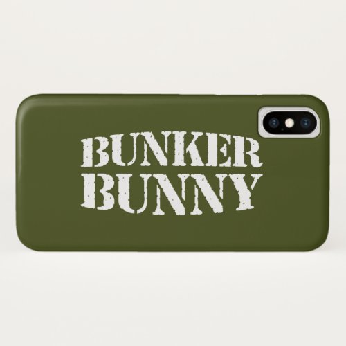 BUNKER BUNNY iPhone XS CASE
