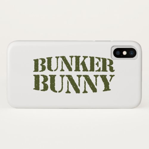 BUNKER BUNNY iPhone XS CASE