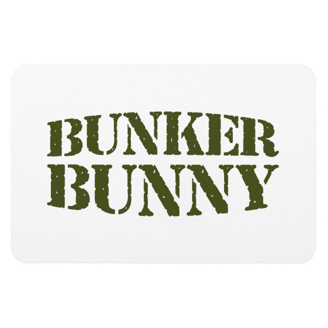 BUNKER BUNNY MAGNET (Horizontal)