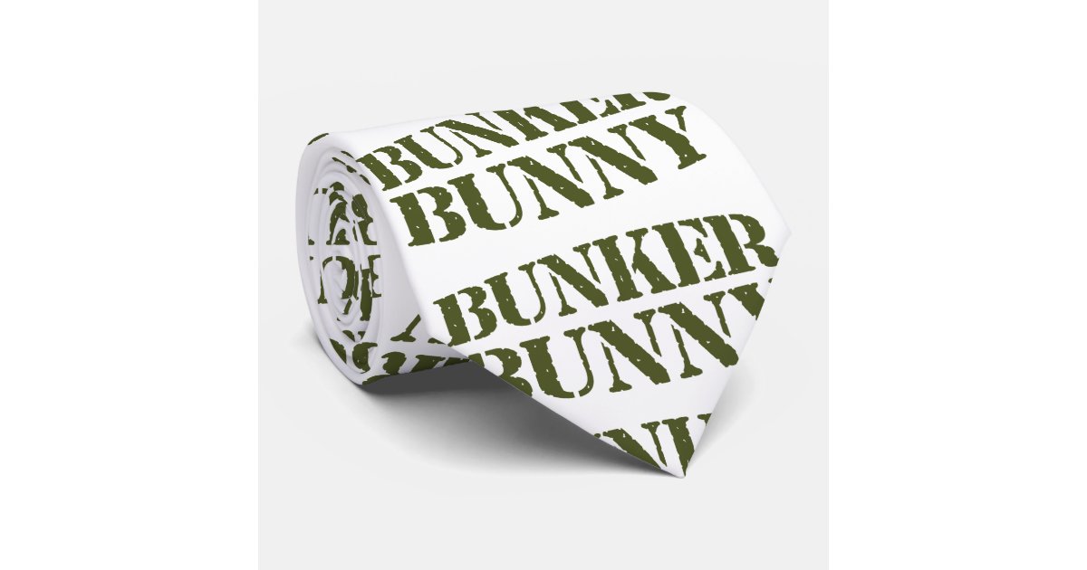 BUNKER BUNNY NECK TIE Zazzle