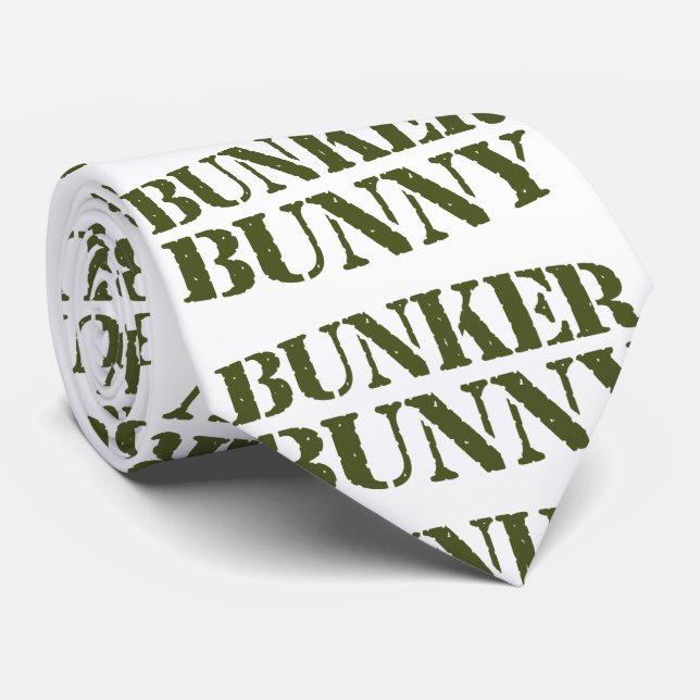 BUNKER BUNNY NECK TIE (Rolled)