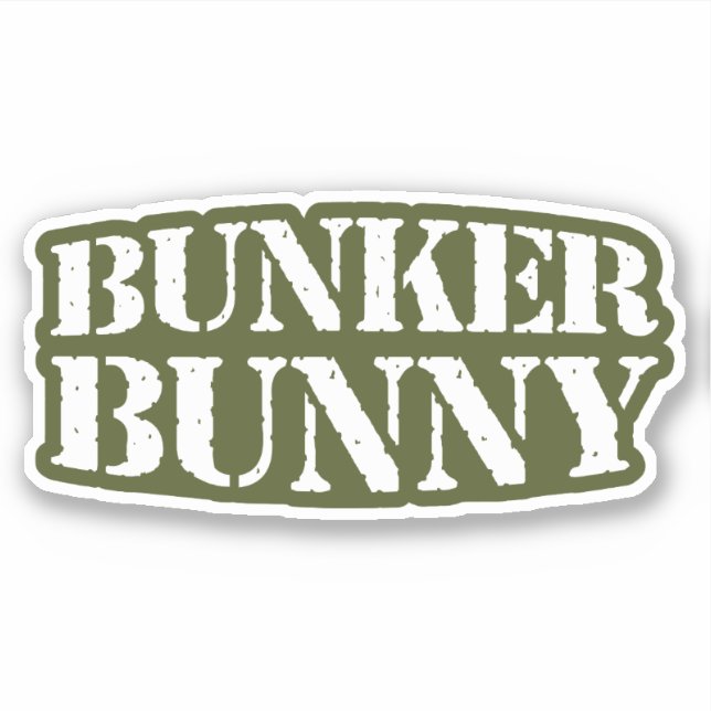 BUNKER BUNNY STICKER (Front)