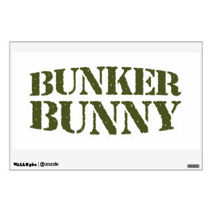 BUNKER BUNNY WALL DECAL