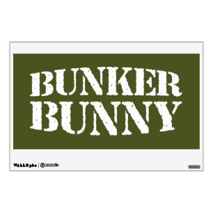 BUNKER BUNNY WALL DECAL